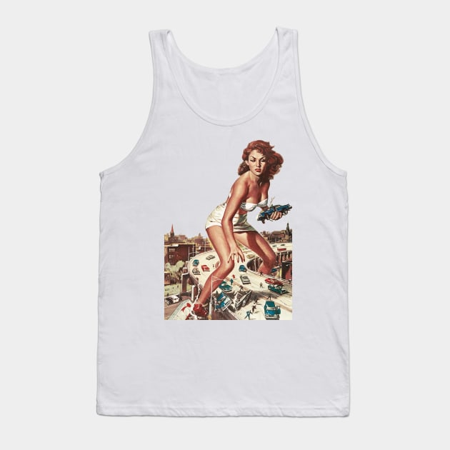 Attack Of The 50 ft. Woman without text Tank Top by Nerd_art